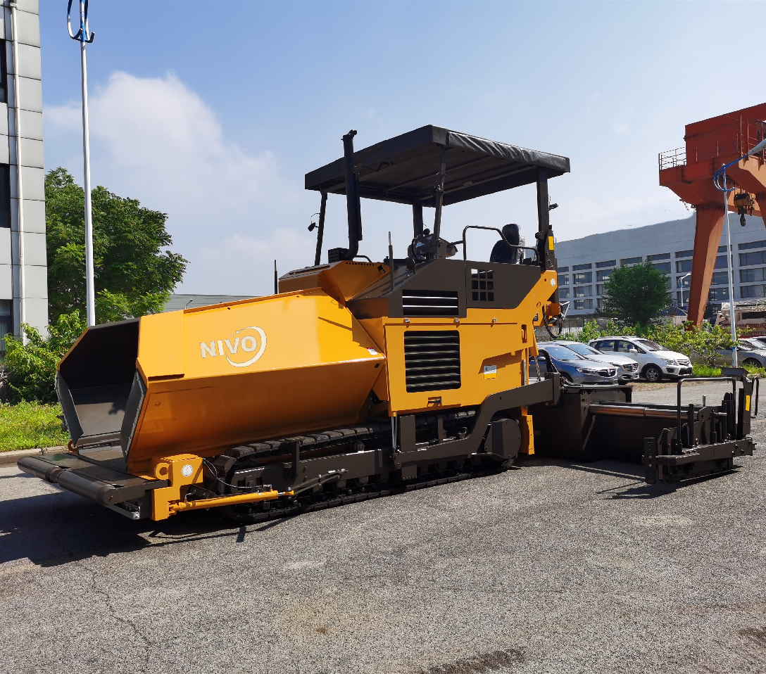 NIVO 9m full hydraulic crawler Paver Paving Machine Road Asphalt Rubber Multifunction electric heating or parts