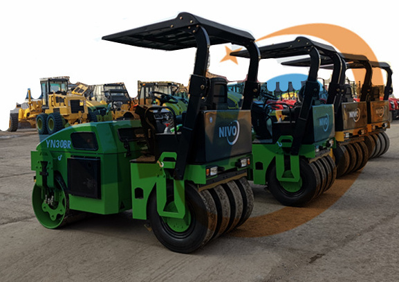 Nivo YN30T 3000kg Tyre Combined mini vibratory road roller compactor 3ton pneumatic tire roller YNR15/17 or parts