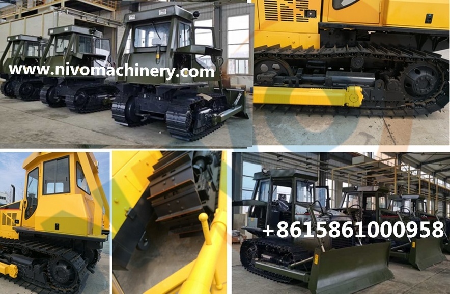 NIVO mini bulldozer 80hp TN80 crawler bulldozer 11ton special designed bulldozer or tractor earth-moving dozer blade or parts