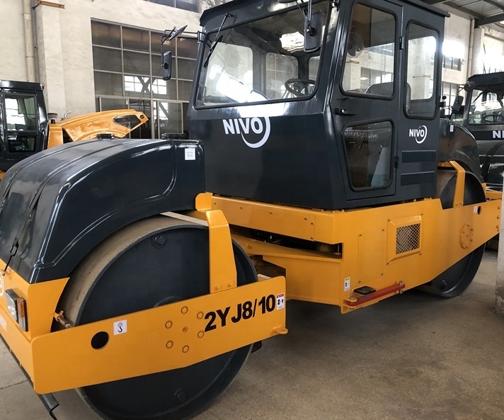 nivo 2YJ8/10 8Ton mini Tandem Static Road Roller 10ton Steel Double Drum Road Roller Compactor machine or parts