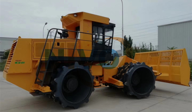 nivo landfill compactor YL233 23ton Hydraulic refuse compactor 4wheel drive garbage compactor truck or 20-35tons or parts