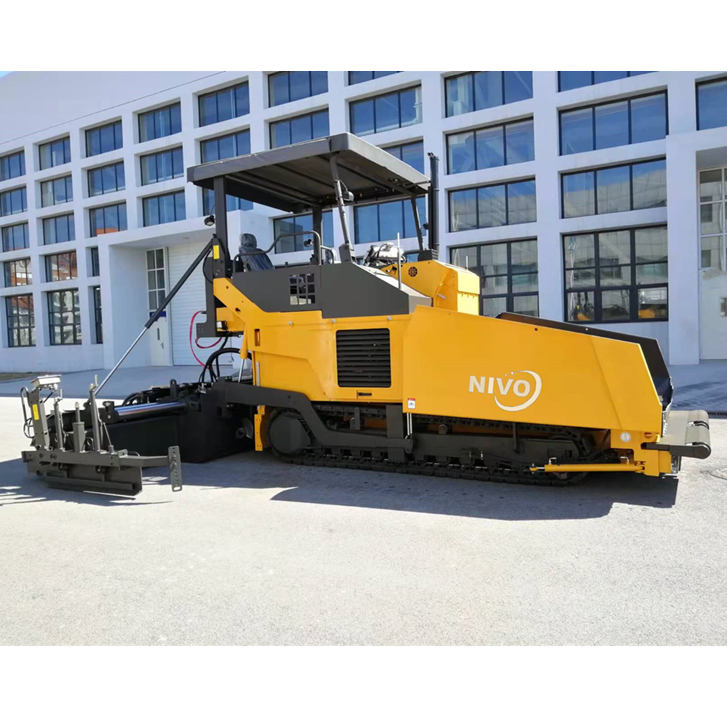 NIVO 9m full hydraulic crawler Paver Paving Machine Road Asphalt Rubber Multifunction electric heating or parts