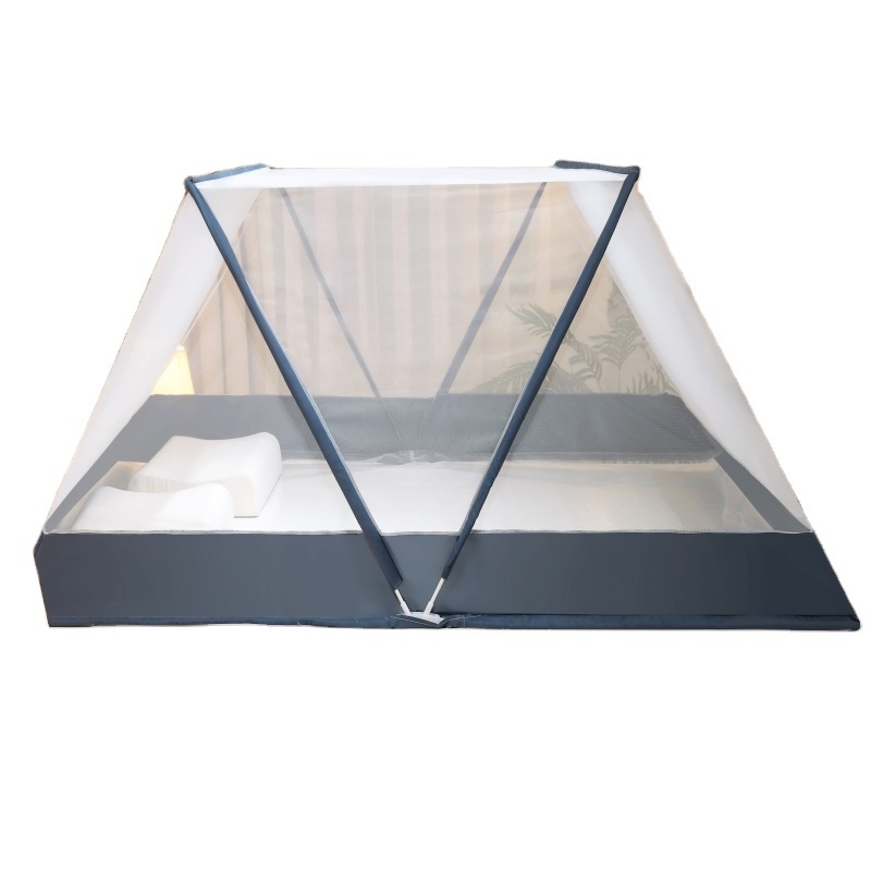 pakistan foldable portable square  mosquito net conector with stand  for King Size Bedding  net  adultset bedroom canopy