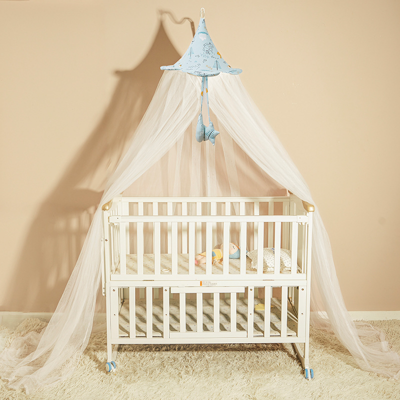 Baby Summer Mosquito Net Netting Canopy for Nursery Crib Bed Cot Canopy