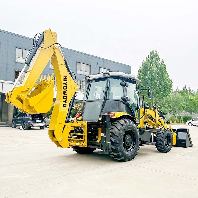 China Factory EPA Engine Wheel Loader Mini Backhoe Excavator Loader 4X4 Backhoe Loader for Sale