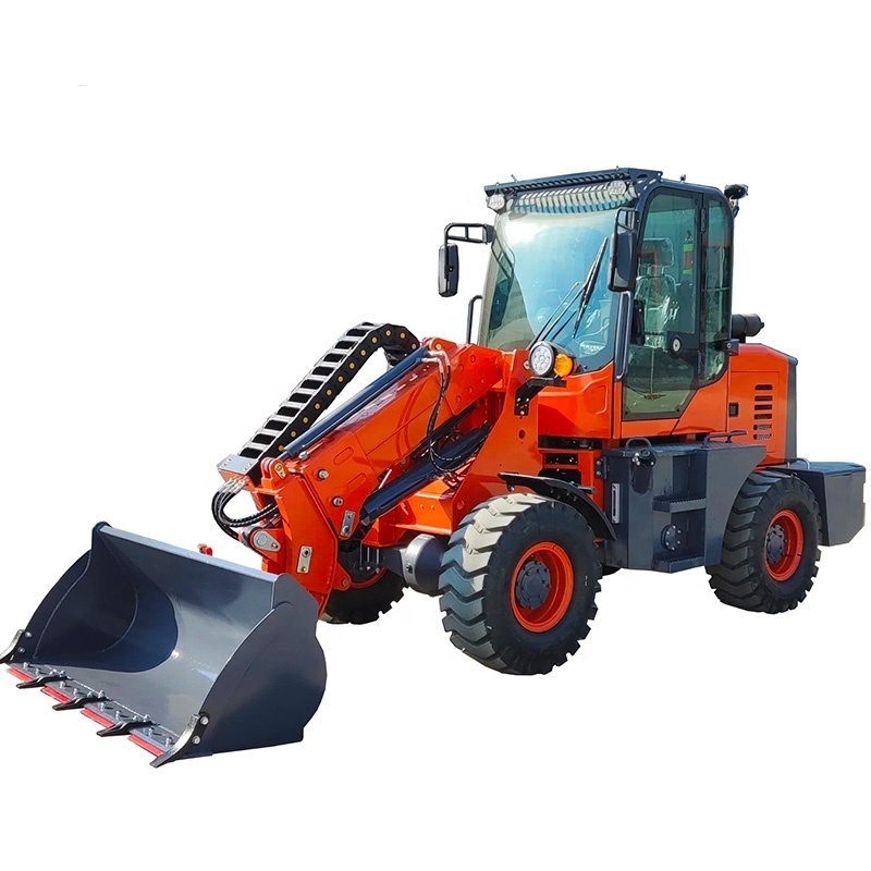 Chinese factory diesel hydraulic front end loader telehandler wheel loader telescopic loader with Eu stage 5 certificate