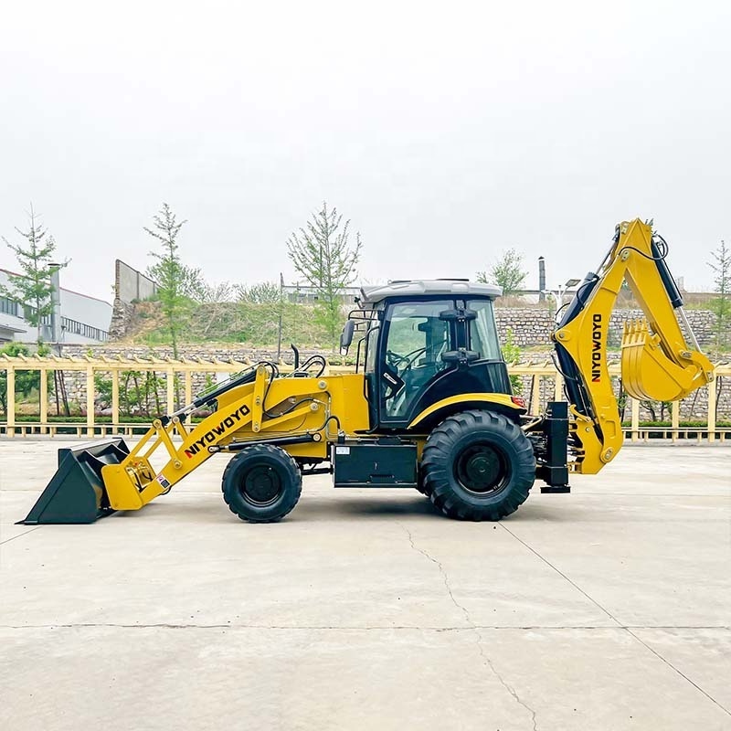 China Factory EPA Engine Wheel Loader Mini Backhoe Excavator Loader 4X4 Backhoe Loader for Sale