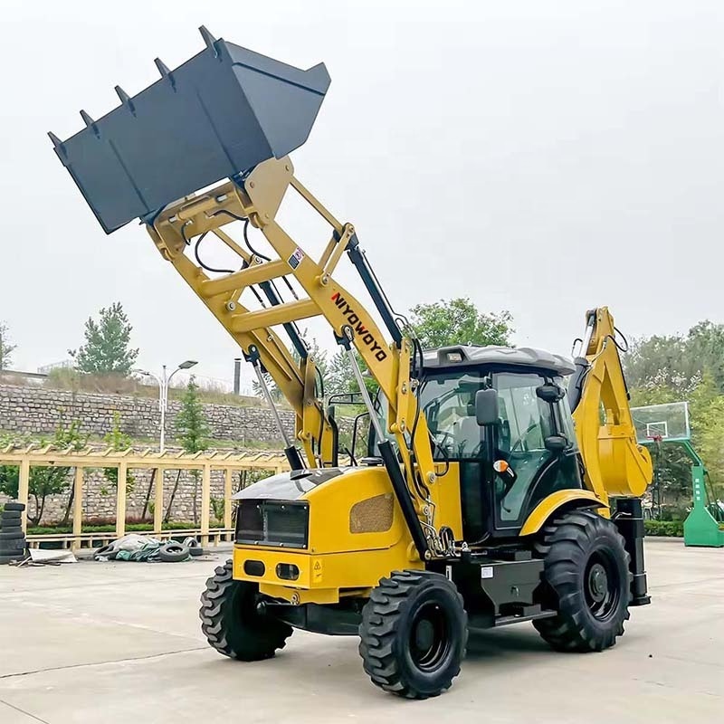 China Factory EPA Engine Wheel Loader Mini Backhoe Excavator Loader 4X4 Backhoe Loader for Sale