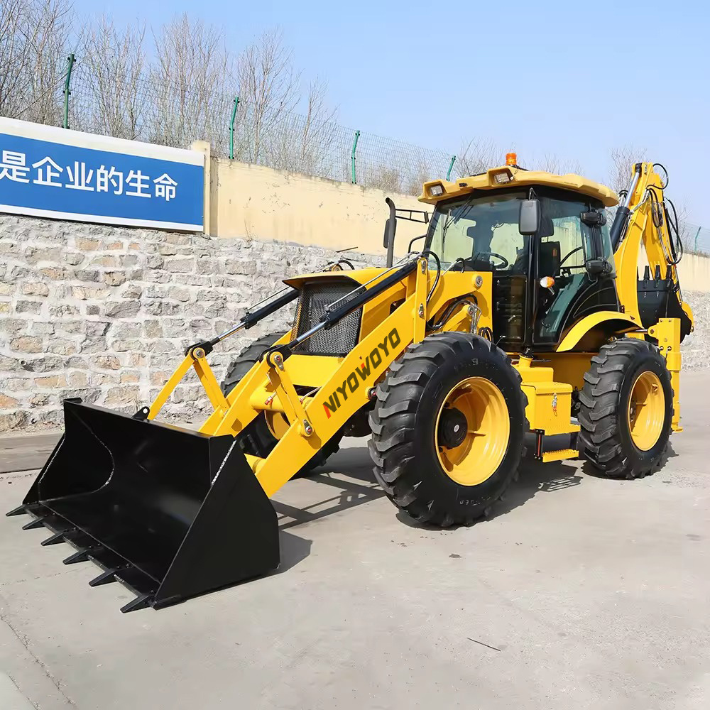 2024 NEW Hot Sale Sturdy Mini small Backhoe 4x4 Backhoe Loader farm use Backhoe tractor Loader Price