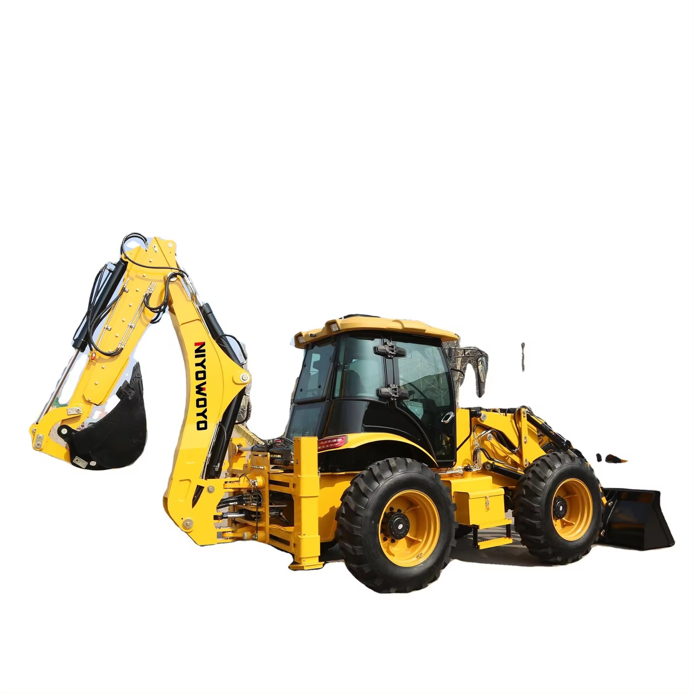 2024 NEW Hot Sale Sturdy Mini small Backhoe 4x4 Backhoe Loader farm use Backhoe tractor Loader Price