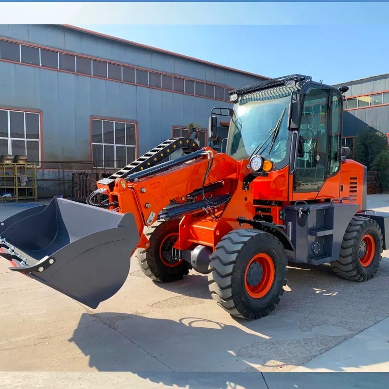 Chinese factory diesel hydraulic front end loader telehandler wheel loader telescopic loader with Eu stage 5 certificate