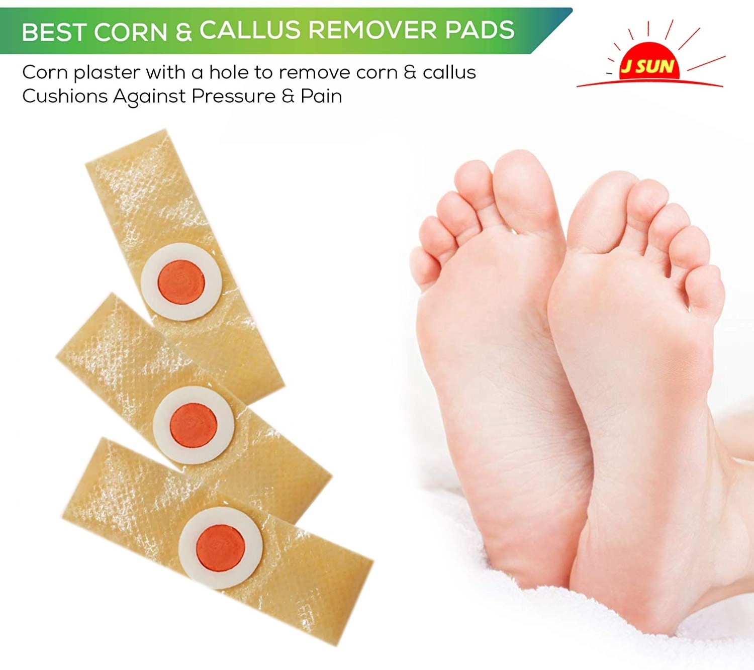 Corn Remover Pads, Toe Corn and Callus Removal Best Corn Remover Eyelet Plaster Pads