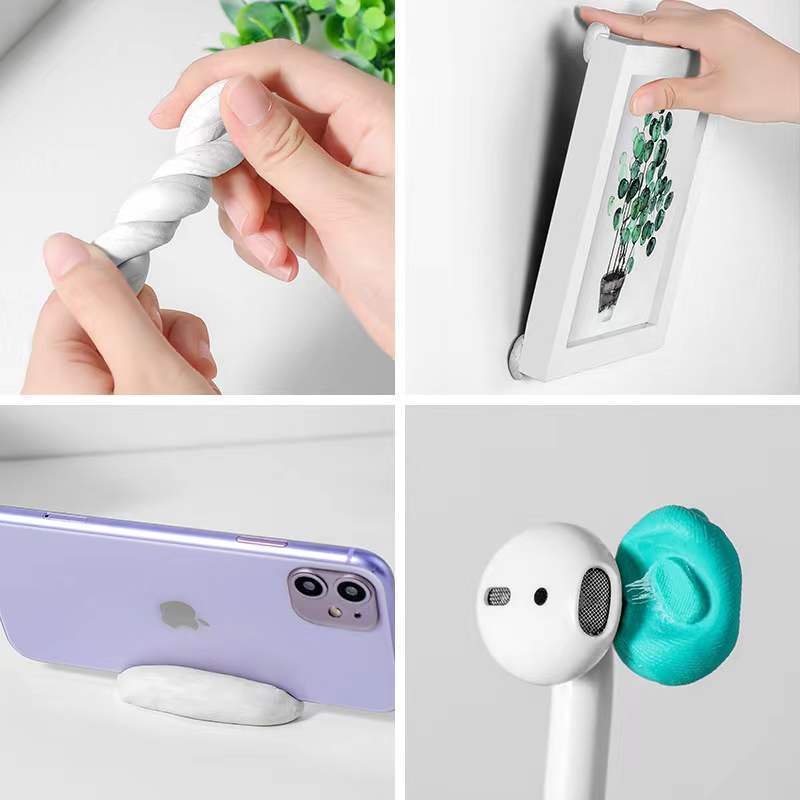 Reusable Adhesive Poster Tacky Putty Removable Non-Toxic Mounting Tacky Putty clean earphone