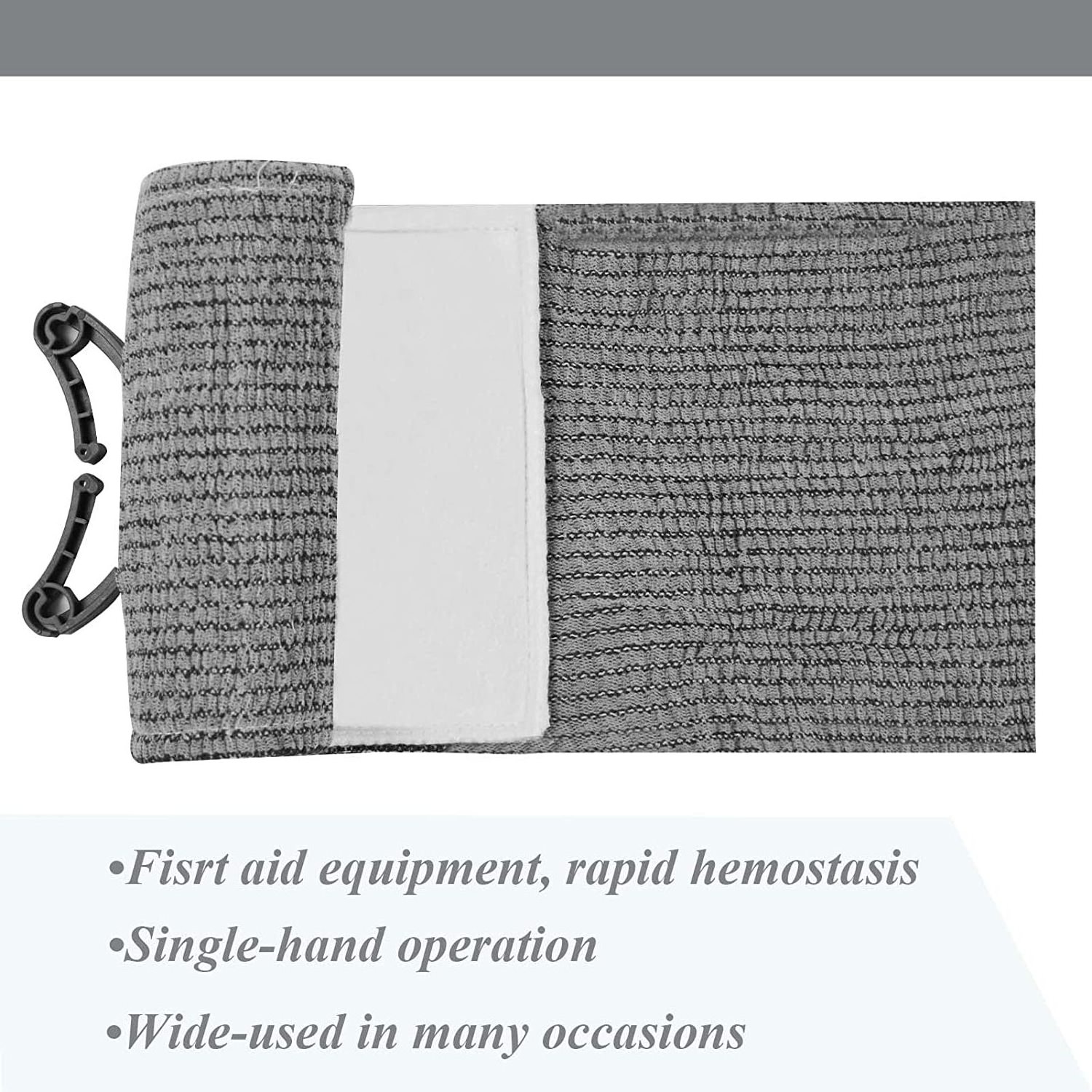 Israeli 6 inch Bandage Emergency Bandage, Wound Trauma Dressing for Bleeding Control First Aid Kit, Sterile Packaging