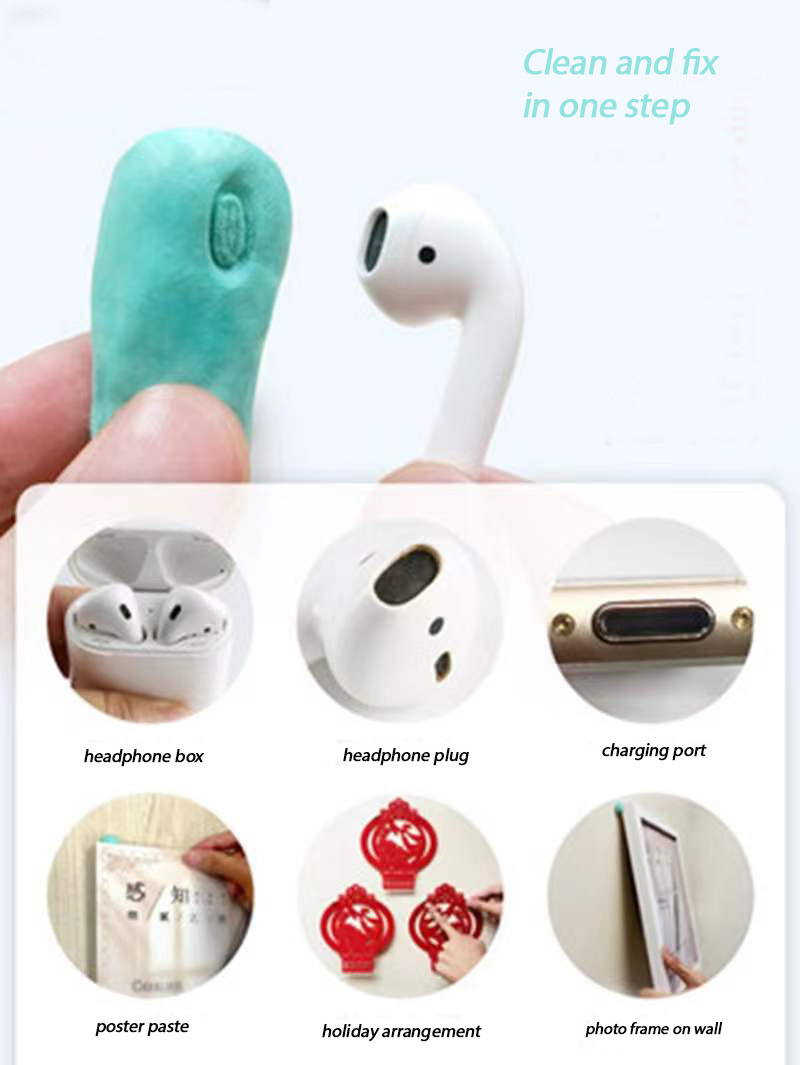 widely used clear sticky putty colorful non-toxic cleaning putty wall poster airpod cleaner