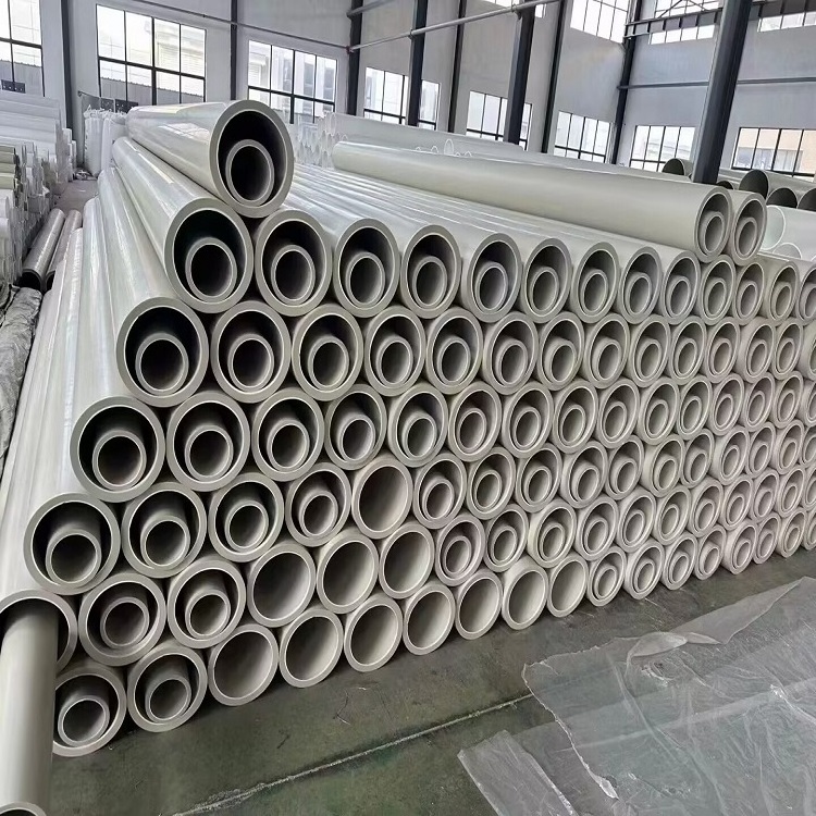 Hot-selling high-quality PPH pipes polypropylene pipes PN10 15-800mm industrial chemical pipes.