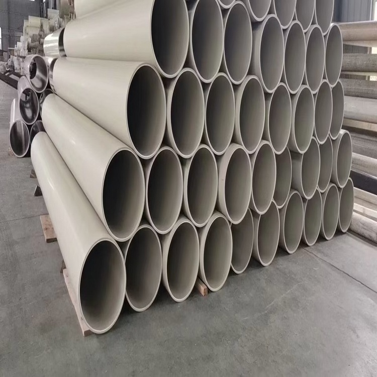 Hot-selling high-quality PPH pipes polypropylene pipes PN10 15-800mm industrial chemical pipes.