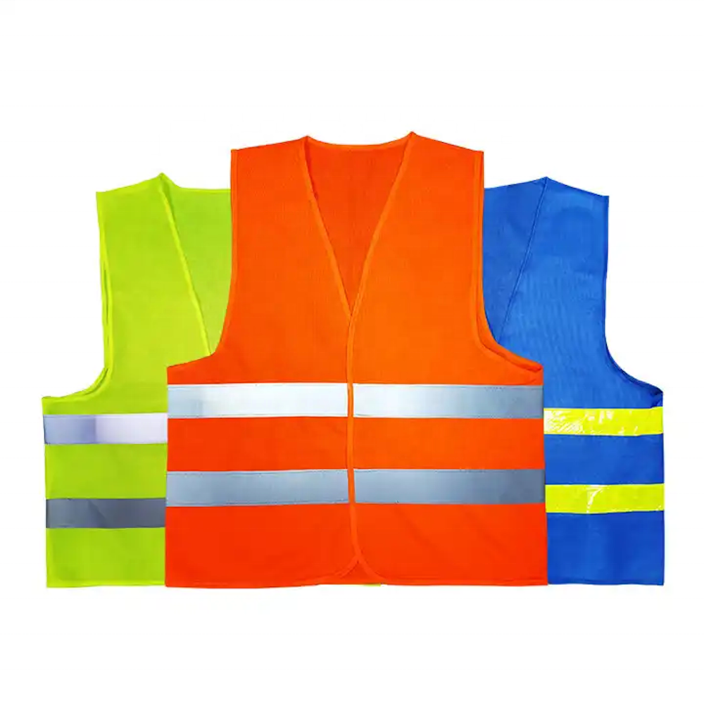 Unisex Hi Vis Night Running Reflective Vest Riding Safety Reflective  Polyesrter Tabard Sports Workwear Vest