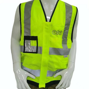 3M Wholesale Reflective Strip Worksite/ Road Work Reflector Vest Custom Design Safety Vest With Tool Pocket