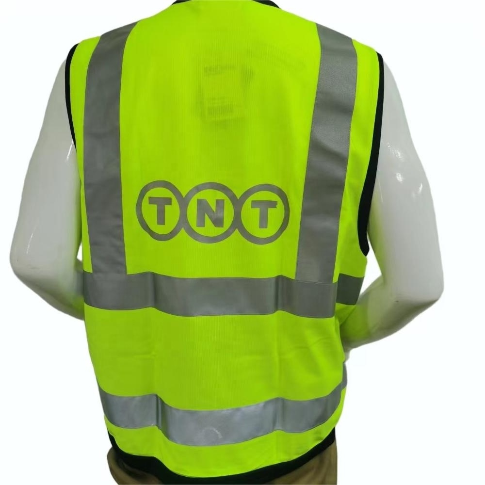 3M Wholesale Reflective Strip Worksite/ Road Work Reflector Vest Custom Design Safety Vest With Tool Pocket