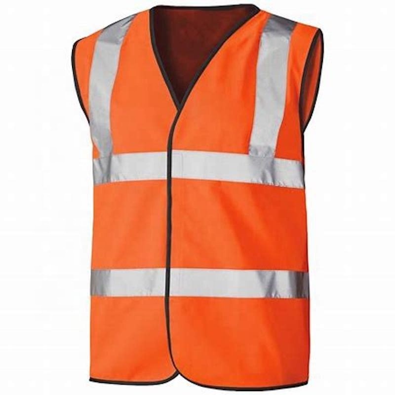 Unisex Hi Vis Night Riding  Belt Polyester Traffic Construction Work Vest Reflective Running Safety Vest