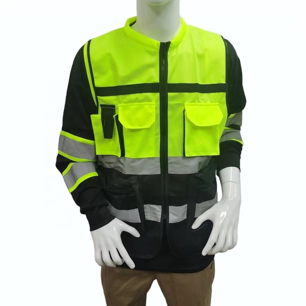 Wholesale Safety Tool Vest Backpack Reflective Running Vest Safety Vest with Logo