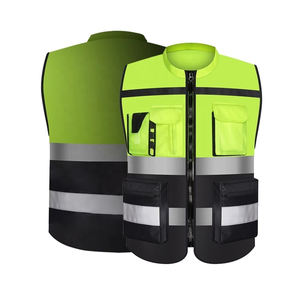 Wholesale Safety Tool Vest Backpack Reflective Running Vest Safety Vest with Logo