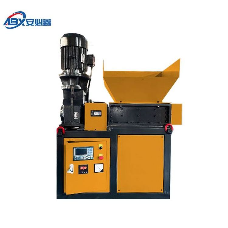 ABX300-2S 3KW New Arrival Single Shaft Plastic Crushing Tire Shredding Machine Price Used Wood Shredder For Sale