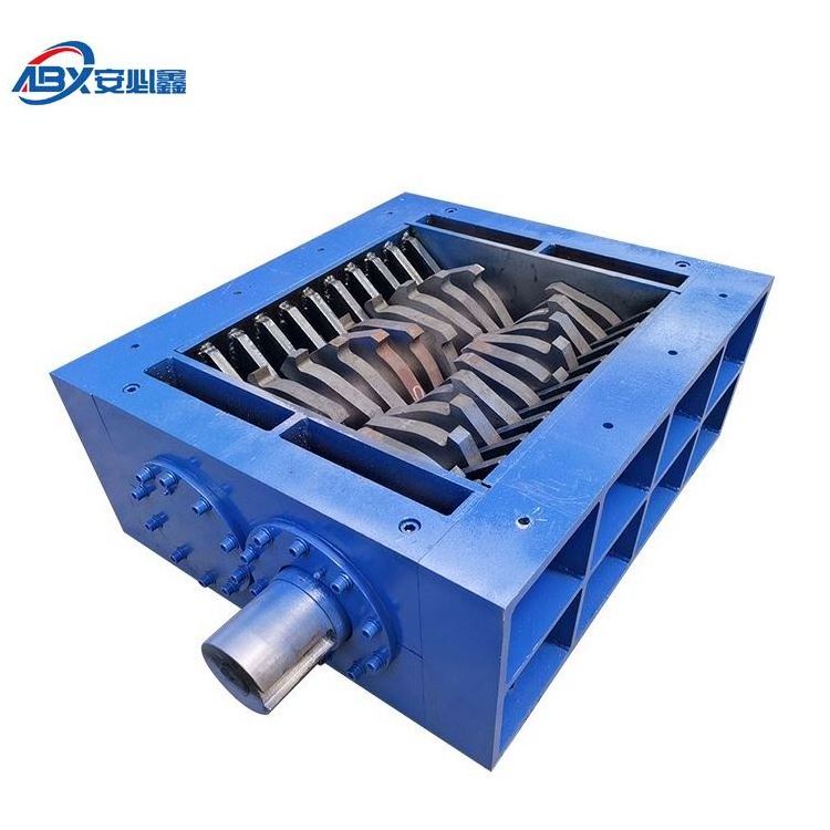 Plastic Recycling Recycling Mini Double Shaft Garbage Scrap Crusher Shredder 300 Model Metal Small Plastic Shredder Machine