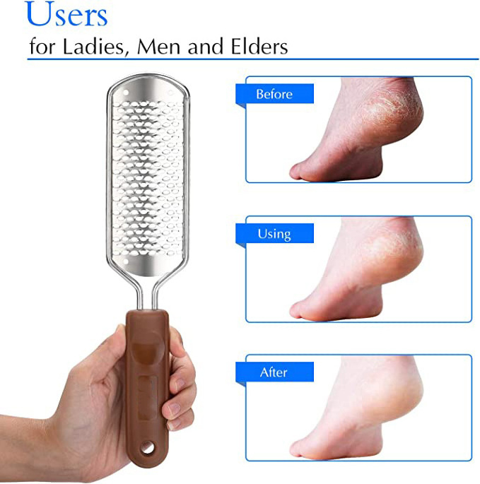 AWK Best Quality Eco-friendly Callus Remover Tool for Dead Skin Feet and Heels Scraper Callus Remover Foot File Scrubber