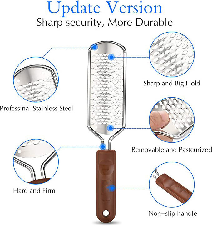 AWK Best Quality Eco-friendly Callus Remover Tool for Dead Skin Feet and Heels Scraper Callus Remover Foot File Scrubber