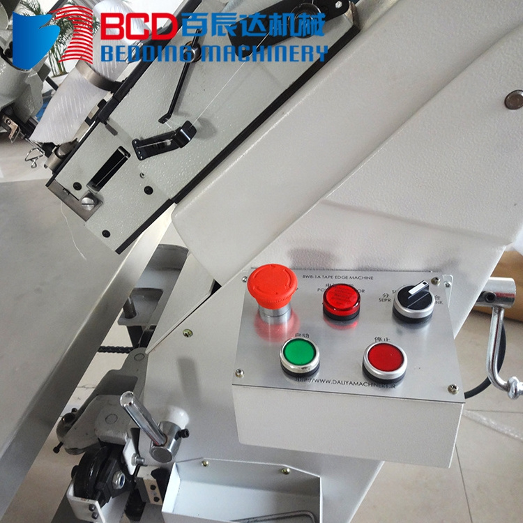 Multi-Purpose easy to operatefull-featured 5.5-1.6M/min automatic mattress tape edge closing banding machine