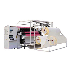 Cnc speed adjustor computerized multi needle mattress quilting machine for bedding products