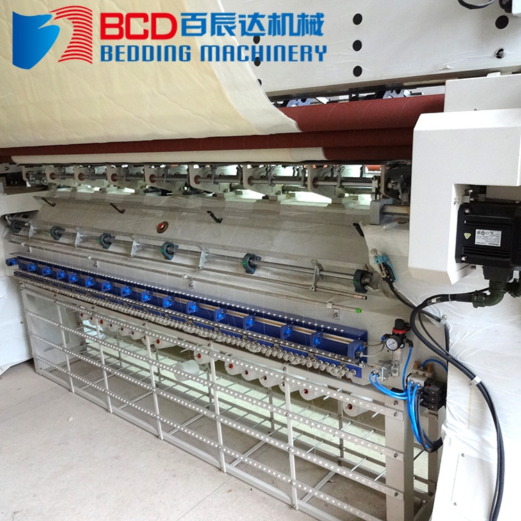 Cnc speed adjustor computerized multi needle mattress quilting machine for bedding products