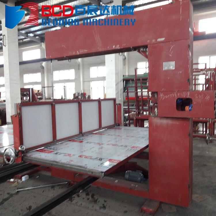 High speed high precision automatic vertical and horizontal polyurethane foam cutting machinery for mattress machine