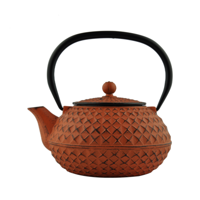 800ML Enamel Coin Cast Iron Teapot Tea Kettle with Infuser