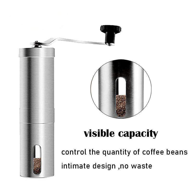 New Arrivals Top Seller Commercial Manual Hand Expresso Coffee Bean Grinder with Ceramic Burr