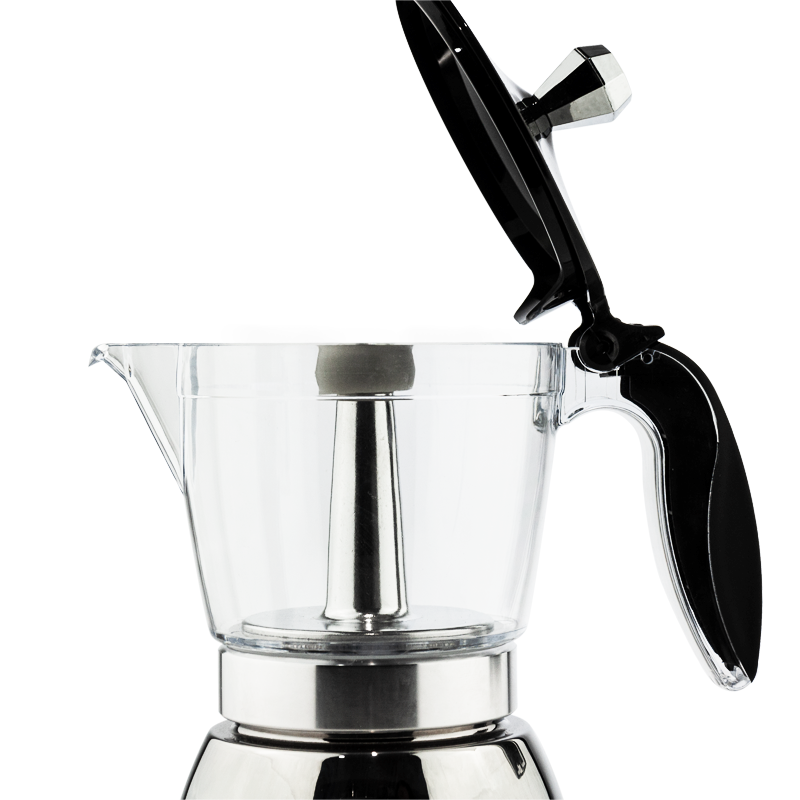 Coffee Maker Stovetop Cafeteira Espresso Percolator Mocha Coffee Pot Cafetera Stainless Steel Moka Espresso Moka Pot