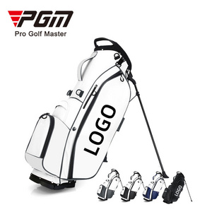 PGM QB073 Fully Customizable Unisex Golf Stand Bag by Manufacturer Waterproof Microfiber Leather Golf Bags for Men