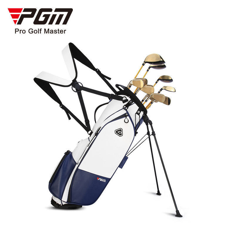 PGM QB073 Fully Customizable Unisex Golf Stand Bag by Manufacturer Waterproof Microfiber Leather Golf Bags for Men