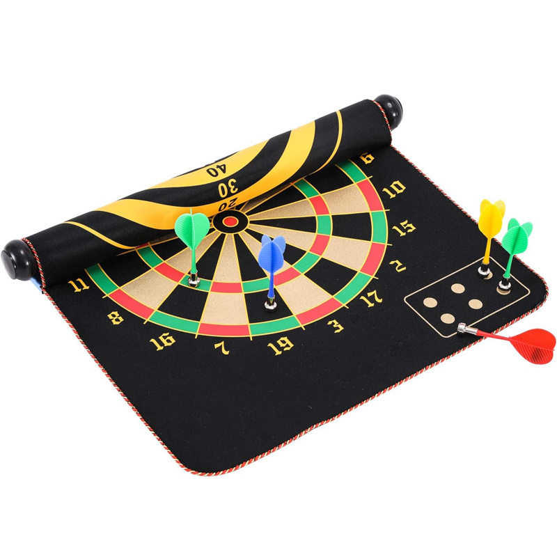 Magnetic Safe Dart Board 15'' Double-Sided Dartboard