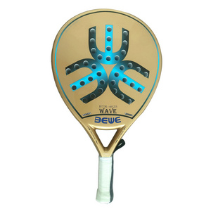 For Beginner custom logo light weight fiberglass Surface EVA memory flex foam core fiberglass paddle tennis racquets