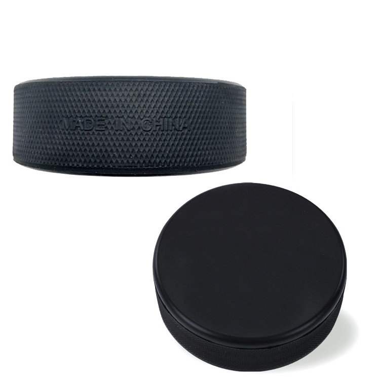 wholesale official custom print or blank promotional cheap rubber ice hockey pucks in bulk