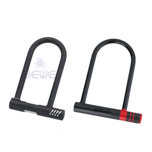 Good price good quality manufacturer various kinds smart motorcycle custom OEM lock fitted logo bike u lock