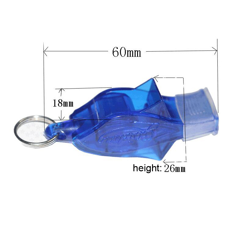 custom color good price best selling soccer referee sports use cheap high pitch colorful plastic dolphin whistle