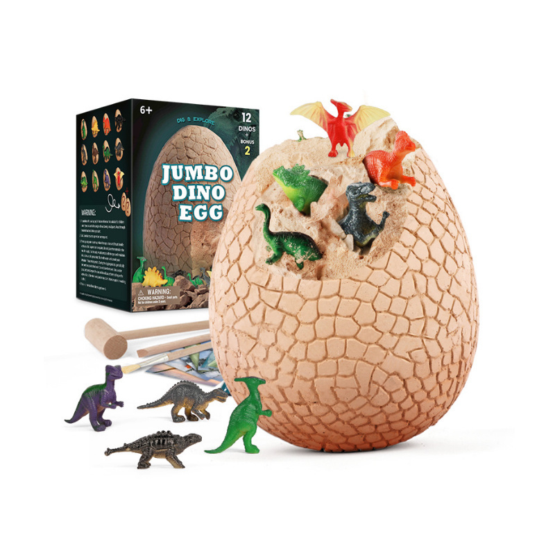 New Arrival Archaeology Jumbo Dinosaur Egg Toys Dino Egg Kid Digging Educational Toy Excavation Set Fossil Dinosaur Toys