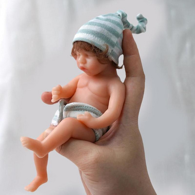 Mini 16 Inch Full Silicone Body Realistic Lifelike Newborn Reborn Dolls