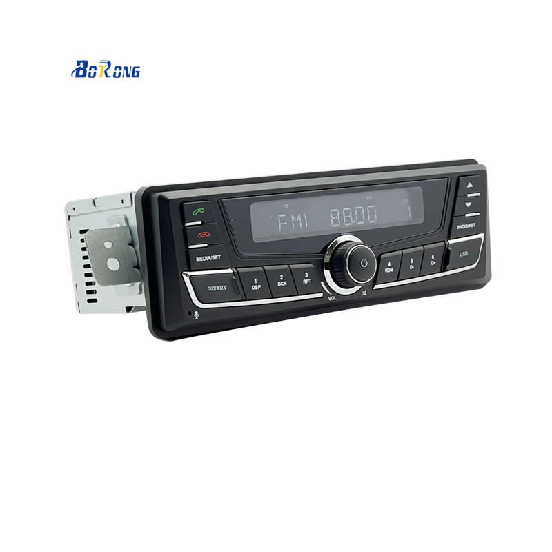 HMD302A  Car Radio Single 1 Din MP3 Player 12V 24V FM Radio AUX Input Stereo Audio