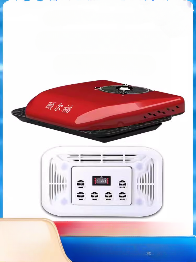 New Design Inverter Split Ac 24v Rv Rooftop Mount Camping Van Truck Parking Air Conditioner With Low Consumption For Outdoor Use