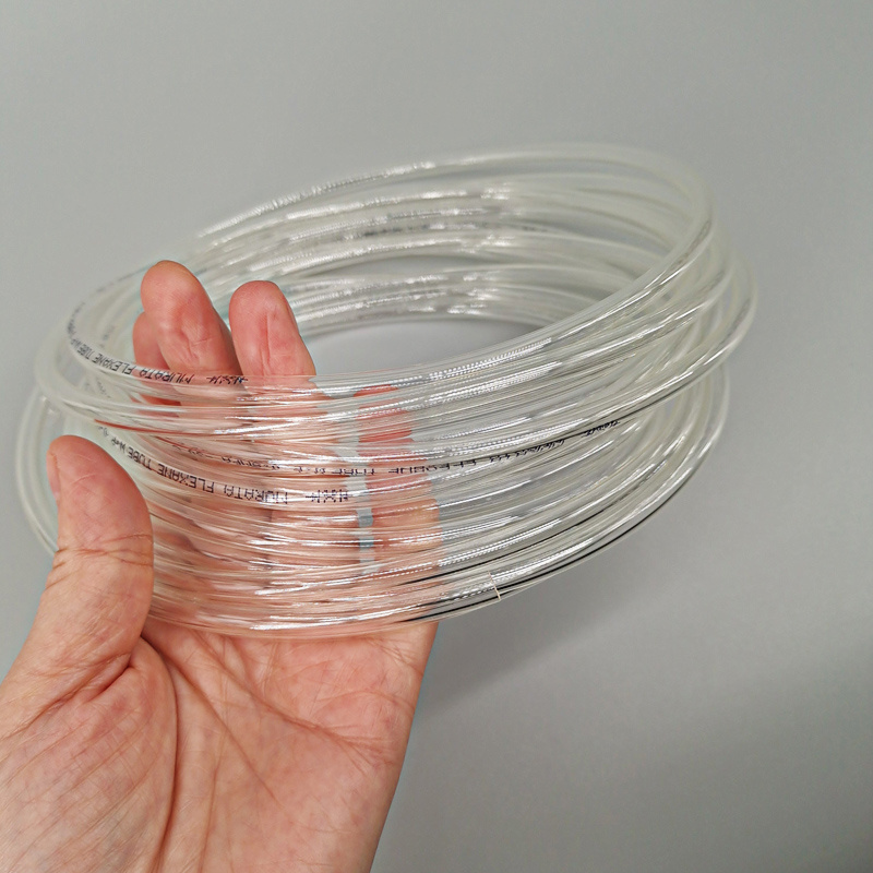 Air Oil Water Food Grade PU Clear Hose Pipe Vinyl Tubing Reinforced Flexible Plastic Transparent Hose